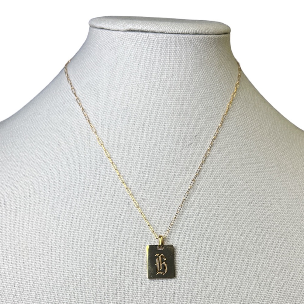 NWT Electric Picks B Initial Necklace